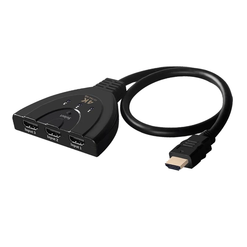 HDMI-совместимый коммутатор 3 в 1 из компьютерной приставки проектор аудио и видео