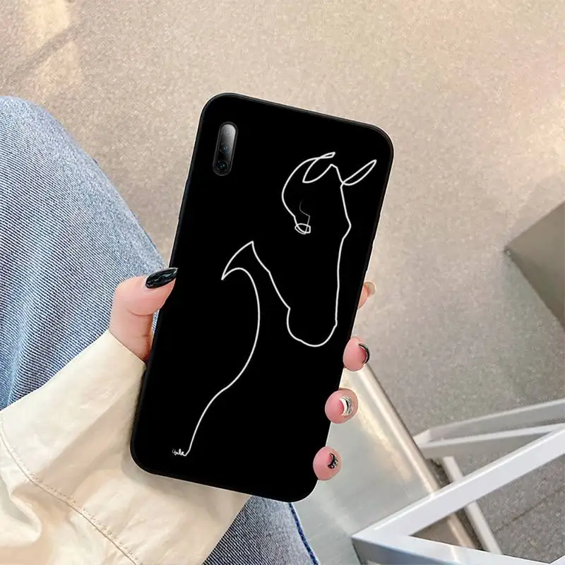 

Horse Pony Horse Heartbeat Phone Case For Redmi note 4 9 6a 4x 7 5 8t 9 plus pro Cover Fundas Coque