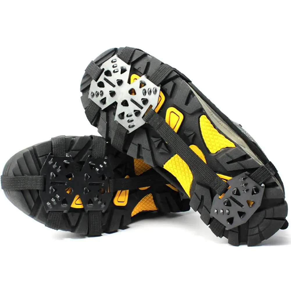 

24 Teeth Shoe Spiked Grips Cleats Crampons Climbing Anti Slip Shoes Cover