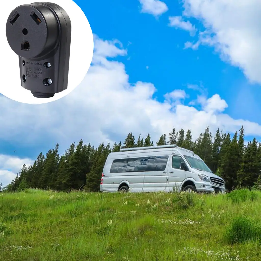 

Сменная розетка для автофургона с эргономичной ручкой, 125 В, 30 А