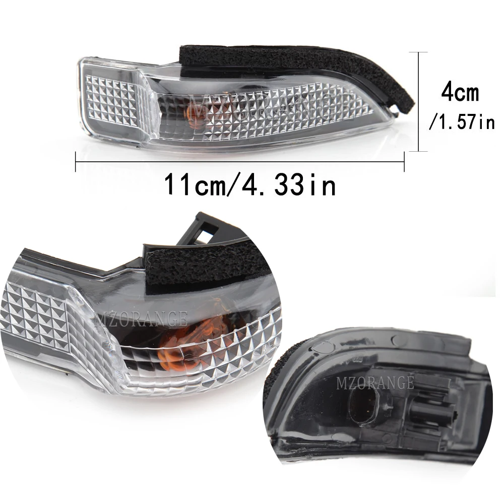 2Pin Rearview Side Mirror Light For Toyota COROLLA CAMRY YARIS Prius C LED Avalon Indicator Turn Signal | Автомобили и мотоциклы