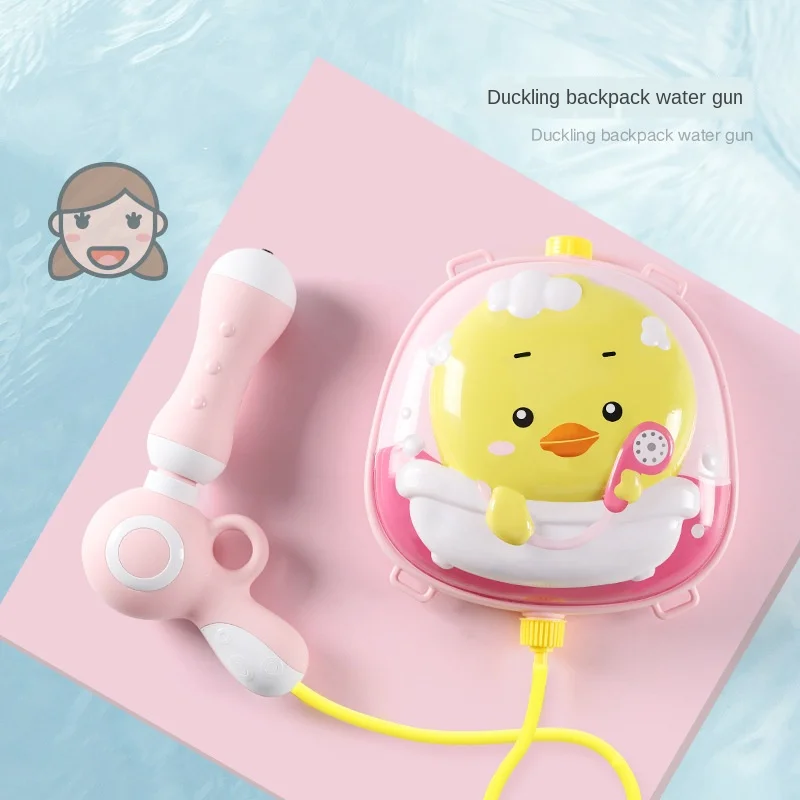 Рюкзак водяной пистолет игрушечный распылитель для детей летние праздничные