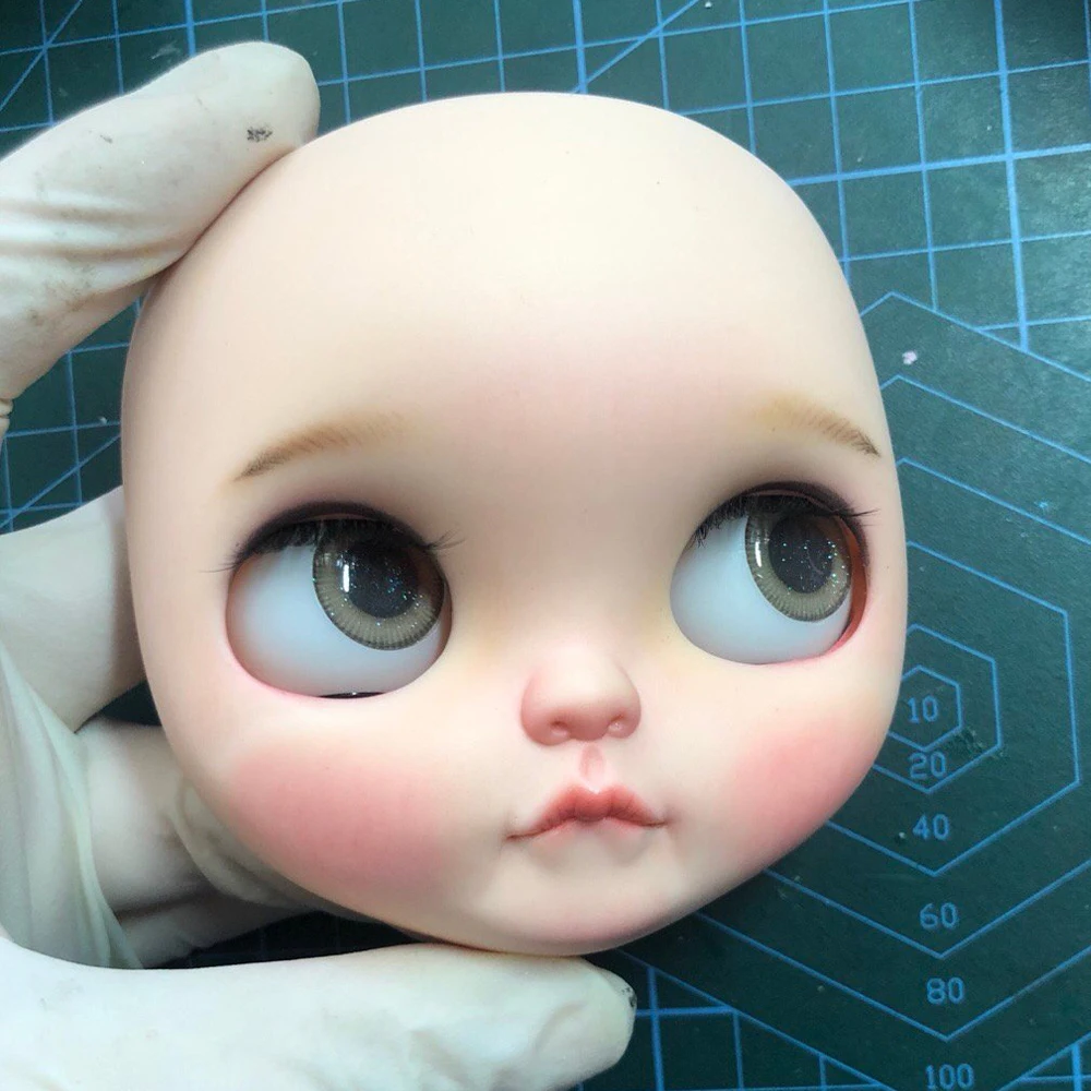 Blyth Doll Face Plate for diy your blyth makeup Including Back customization doll Nude white skin Life style 6.29.16 | Игрушки и хобби