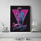 Неоновый ковбойский постер-ретроволна MT511, настенная живопись на холсте, печать для гостиной, домашний декор