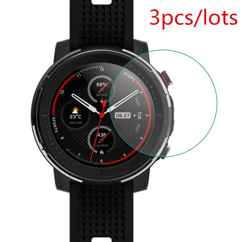 Защитная пленка для экрана из закаленного стекла Xiaomi Huami AMAZFIT Stratos 3 Smartwatch GPS