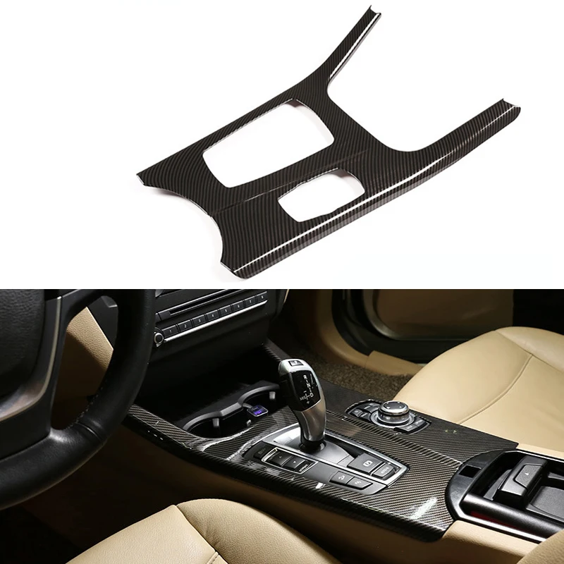 

Панель для рычага переключения передач из углеродного волокна Накладка для украшения-BMW X3 F25 X4 F26 2011-2017