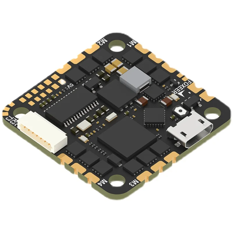 Цена Foxeer Reaper F745 AIO 45A BLS 2-6S Dshot ESC F7 Контроллер полета для DJI CADDX HD VTX 25,5x25,5 мм гоночный Дрон