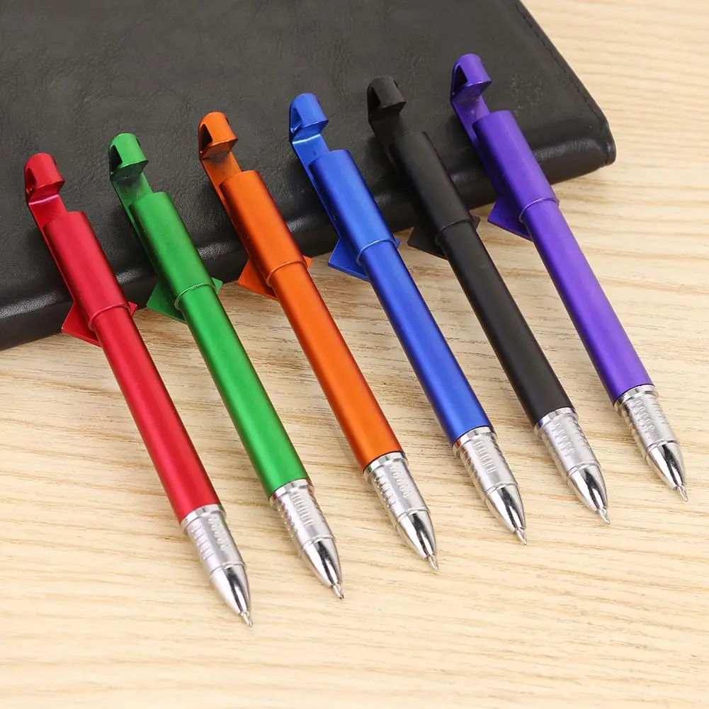 

Ballpoint Ball Carbon Pens Pencils Office School Writing Mobile Phone Stand Holder Stationery for School Working Ornament