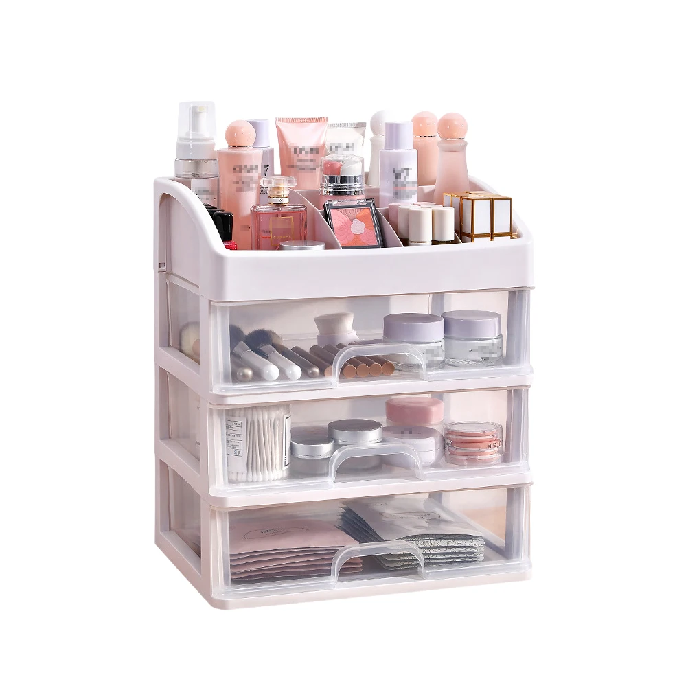 

1PC Storage Case Multi-Function Desktop Sundry Makeup Organizer Cosmetics Drawer Jewelry Storage Box Container Lipstick Holder