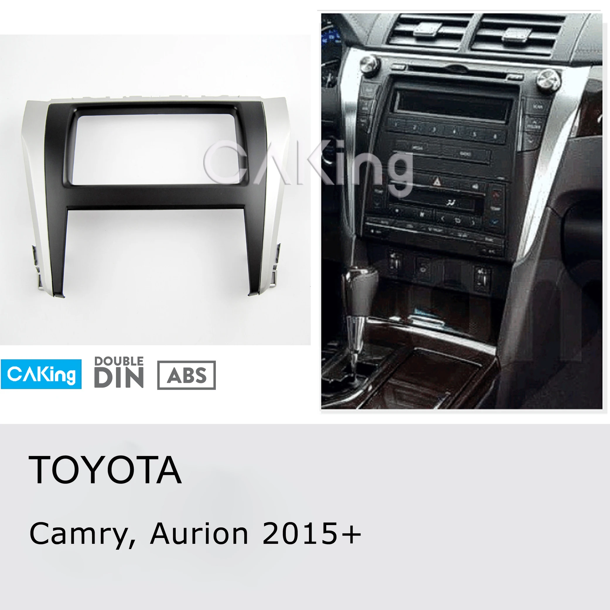 Автомобильная фасция Радио панель для Toyota Camry Aurion 2015 + набор приборной панели