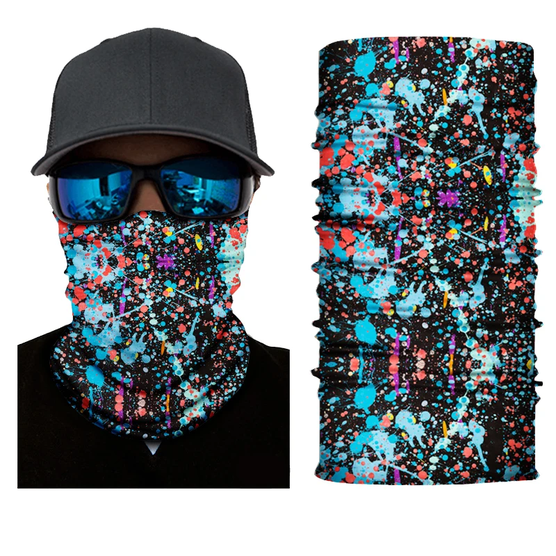 

Magic 3D Print Scarf Bandana Neck Gaiter Skull Face Mask for Men Head Sunshade Balaclava Outdoor Fishing