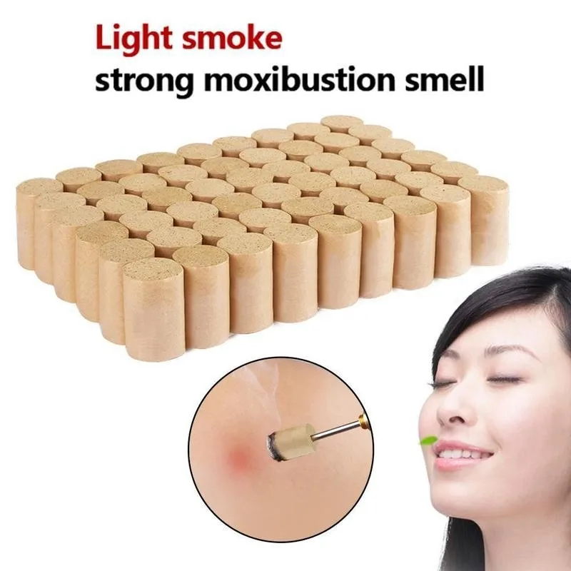 

Smokeless Moxibustion Fumigation Box Shoulder Neck Waist Back Abdomen Aizhu 54pcs Ai Section Moxibustion Massage Moxa Strip
