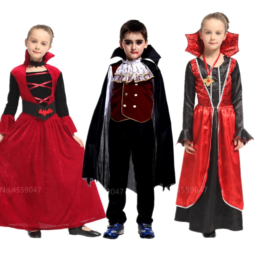 Костюм на Хэллоуин для детей костюм вампира косплей принцесса рыцарь День