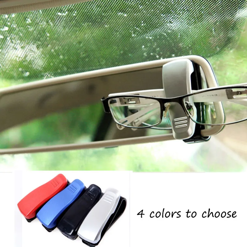 

For Toyota HILUX REVO Accessories Glasses Clip Holder Sunglasses Clamp ABS Sun Visor Car Decoration