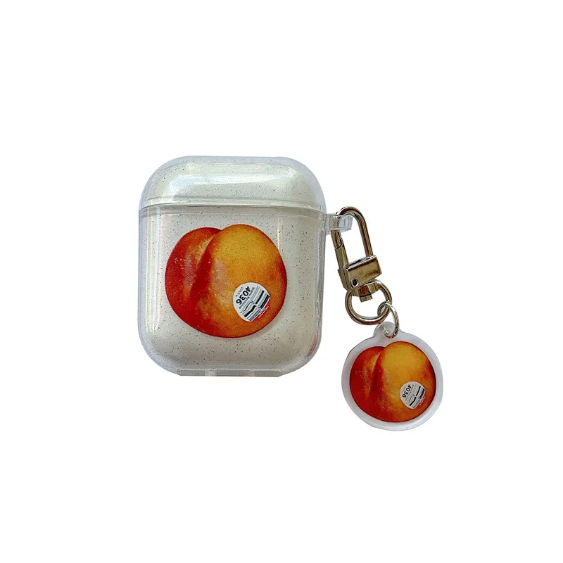

Peach Pendant Apple AirPods Case Cover Airpod Case Air Pods Case Airpod Pro Case Air Pods Pro Case for Airpods
