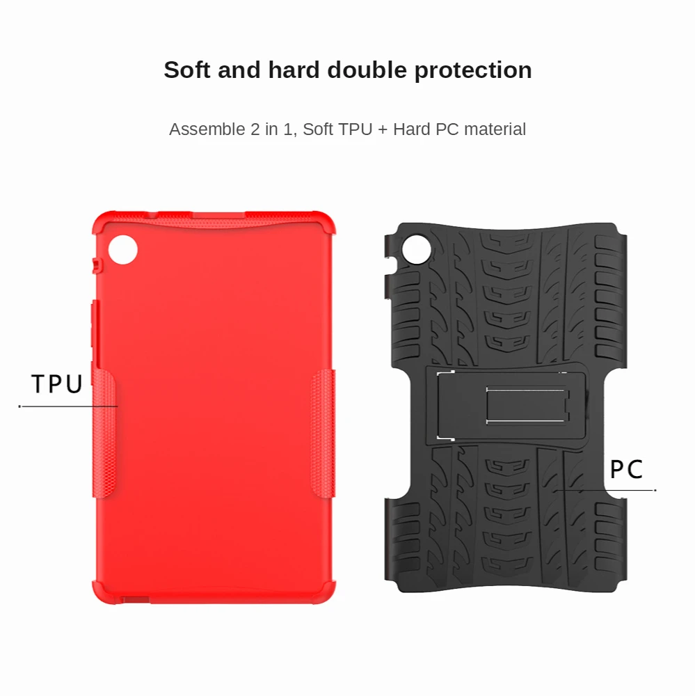Shockproof Cover Funda Hybrid Armor Case For Huawei MatePad T8 Kobe2-L03 KOB2-L09 Tablet full body TPU+PC Protective +pen | Компьютеры и