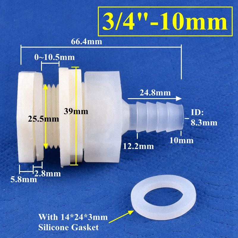 

Соединитель резервуара для воды SgooHan 3/4"-6~25мм