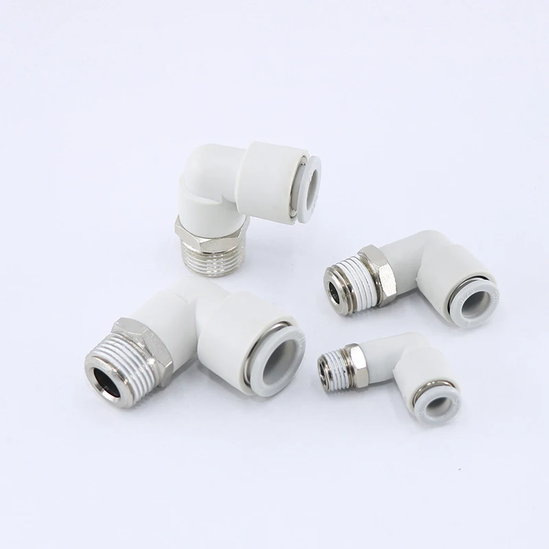 PL SMC type white KQ2L / 04/06/8/10 12-01 02/03/04 elbow pneumatic tracheal joint | Обустройство дома