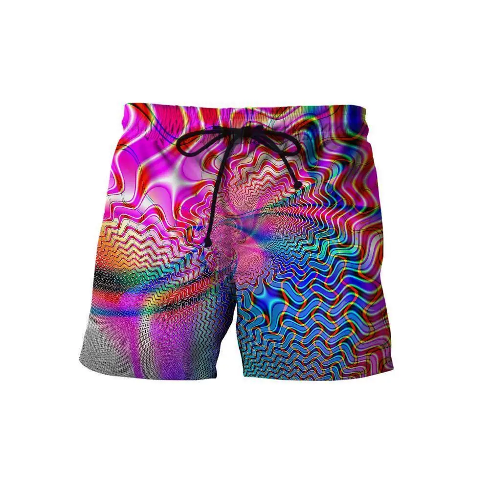 

Шорты мужские с 3D принтом, повседневные пляжные брюки для занятий искусством, в стиле хиппи, Повседневная модная уличная одежда для осени и ...