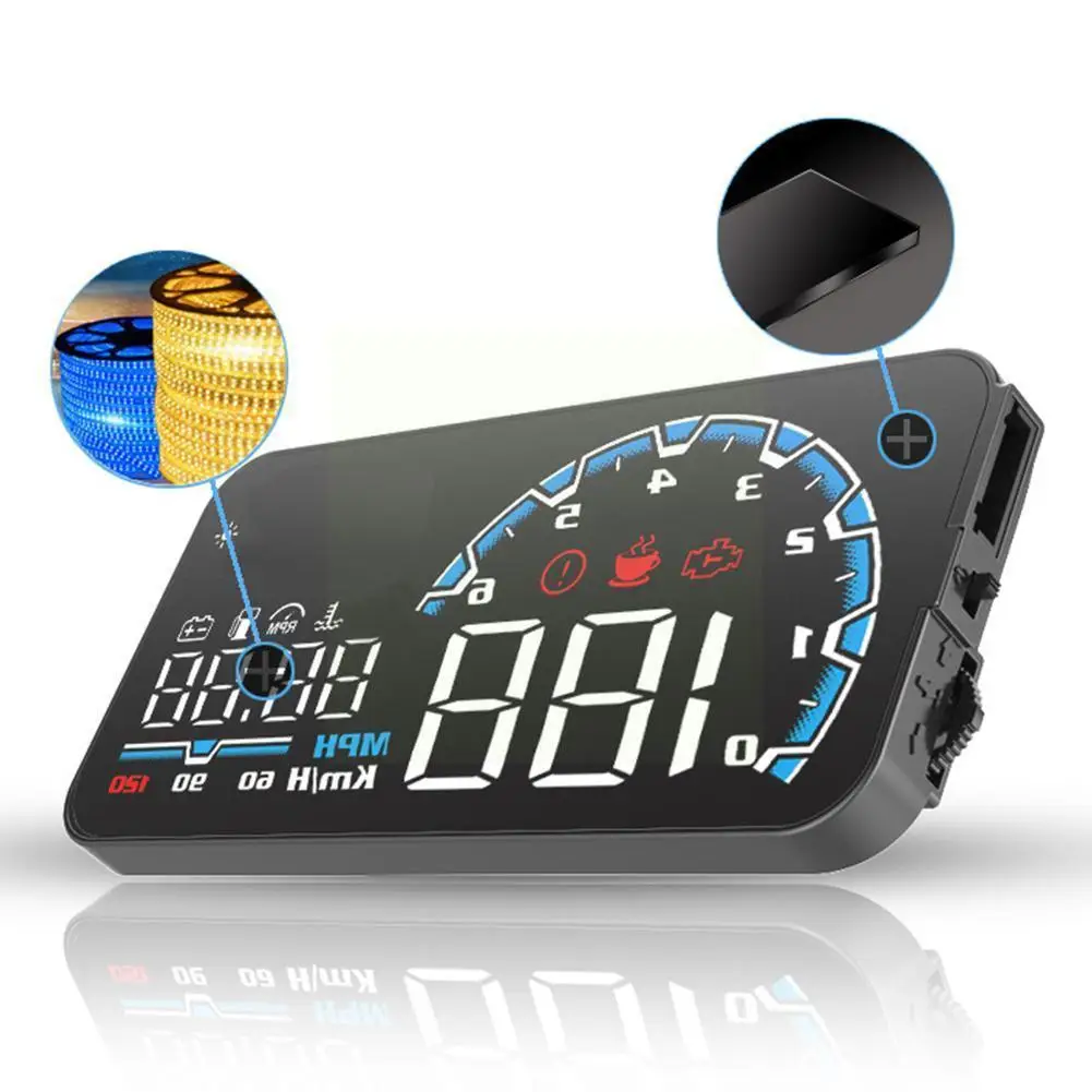 

Hud Car -up Display Led High-definition Projector Model H300 Simple U9s0