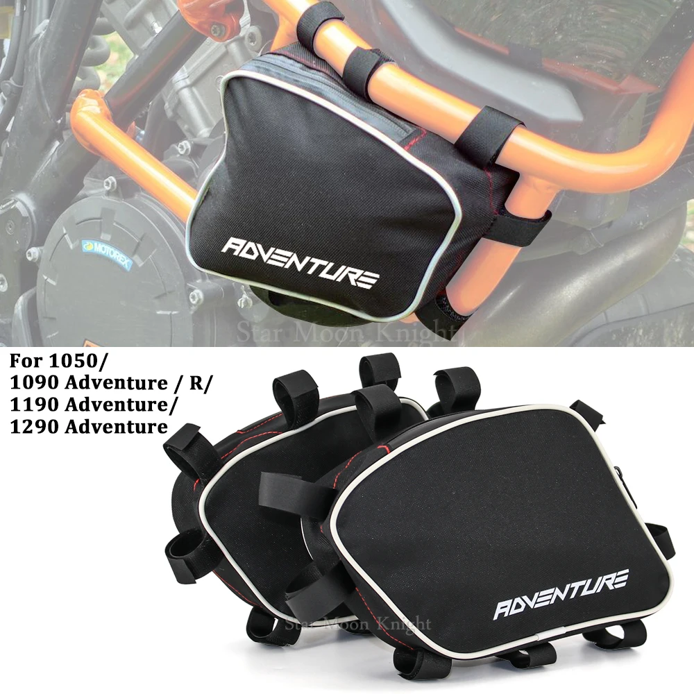 

Motorcycle Frame Crash Bars Waterproof Bag Bumper Repair Tool Placement Bag For 1050 1090 1190 1290 ADV Adventure R