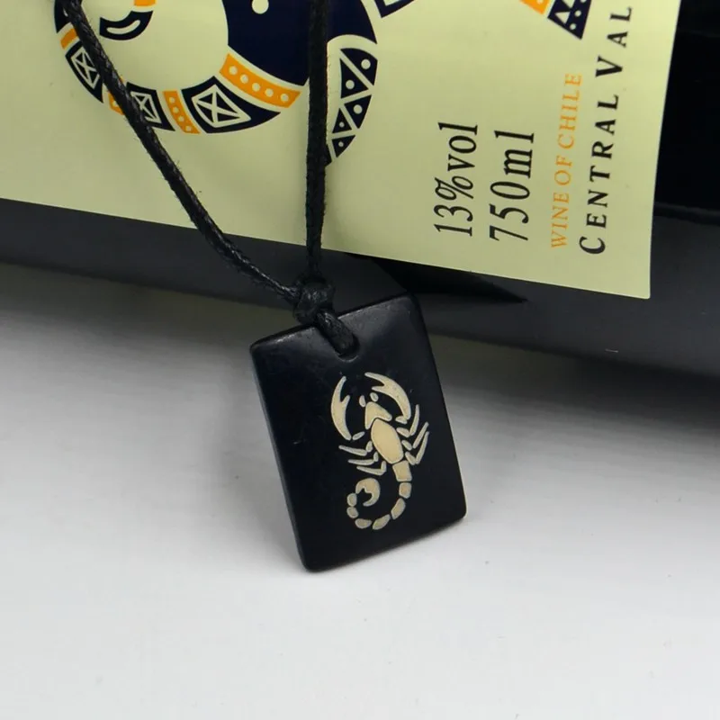 Подвеска из эпоксидной смолы Скорпион-счастливый подарок Племенной тотем модные