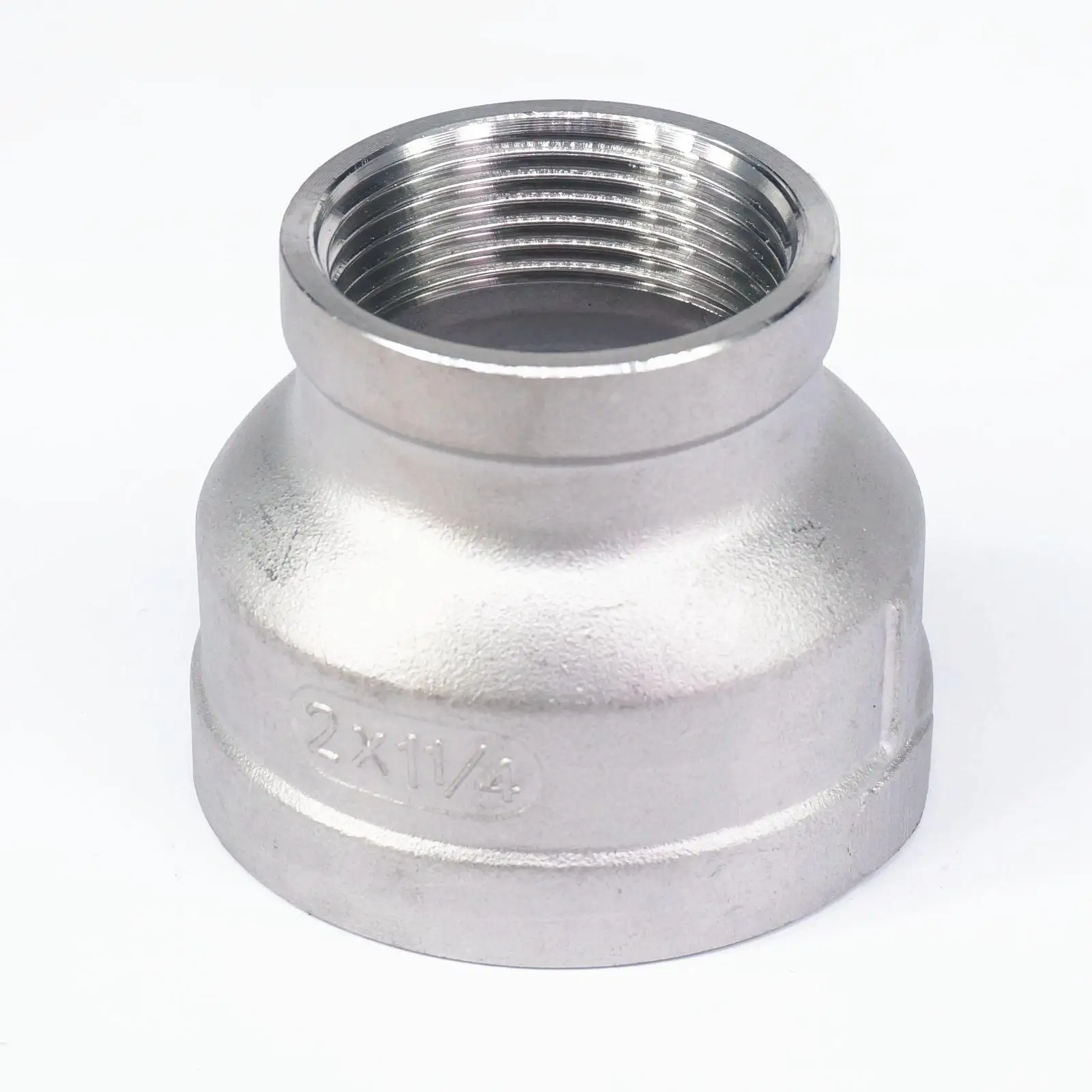1-1/4 &quotBSP до 2&quot BSP Женская резьба 304 нержавеющая Steeel концентрический редуктор
