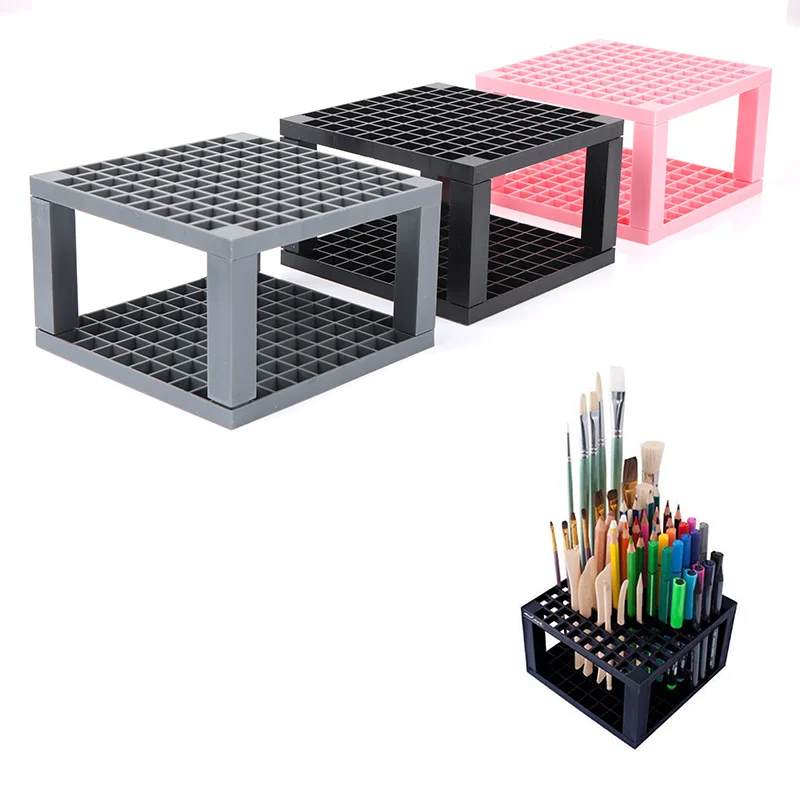 

96 Hole Pencil Holder Organizer For Pens Paint Brushes Colored Pencils Markers