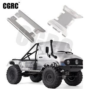 Металлическая боковая защита и защита шасси из нержавеющей стали для радиоуправляемого гусеничного автомобиля 110 UMG10 SCX10II Unimog