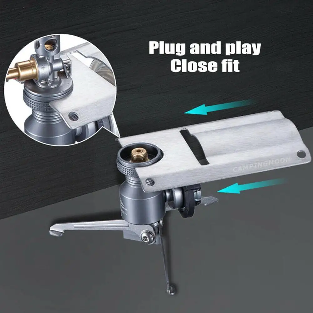 Outdoor Camping Gas Stove Thermal Baffle Bord Steel Rocket Bracket Heat For Hiking Picnic Z1i9 | Спорт и развлечения