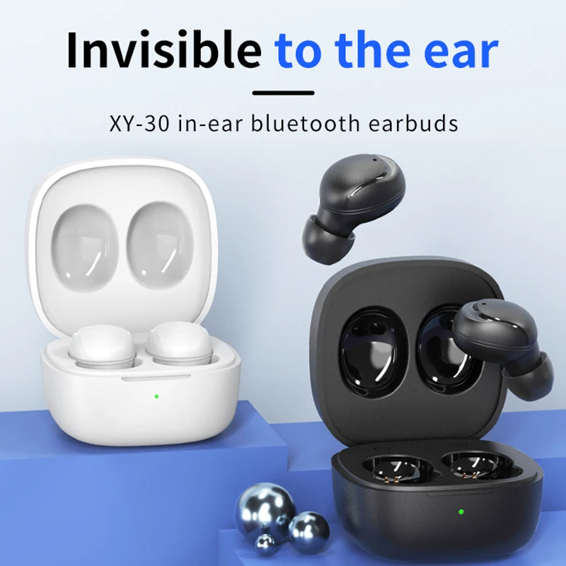 

Portable Xy-30 Bluetooth 5.0 Headset TWS Binaural True Wireless True Stereo Bluetooth Headset With Microphone Black / White