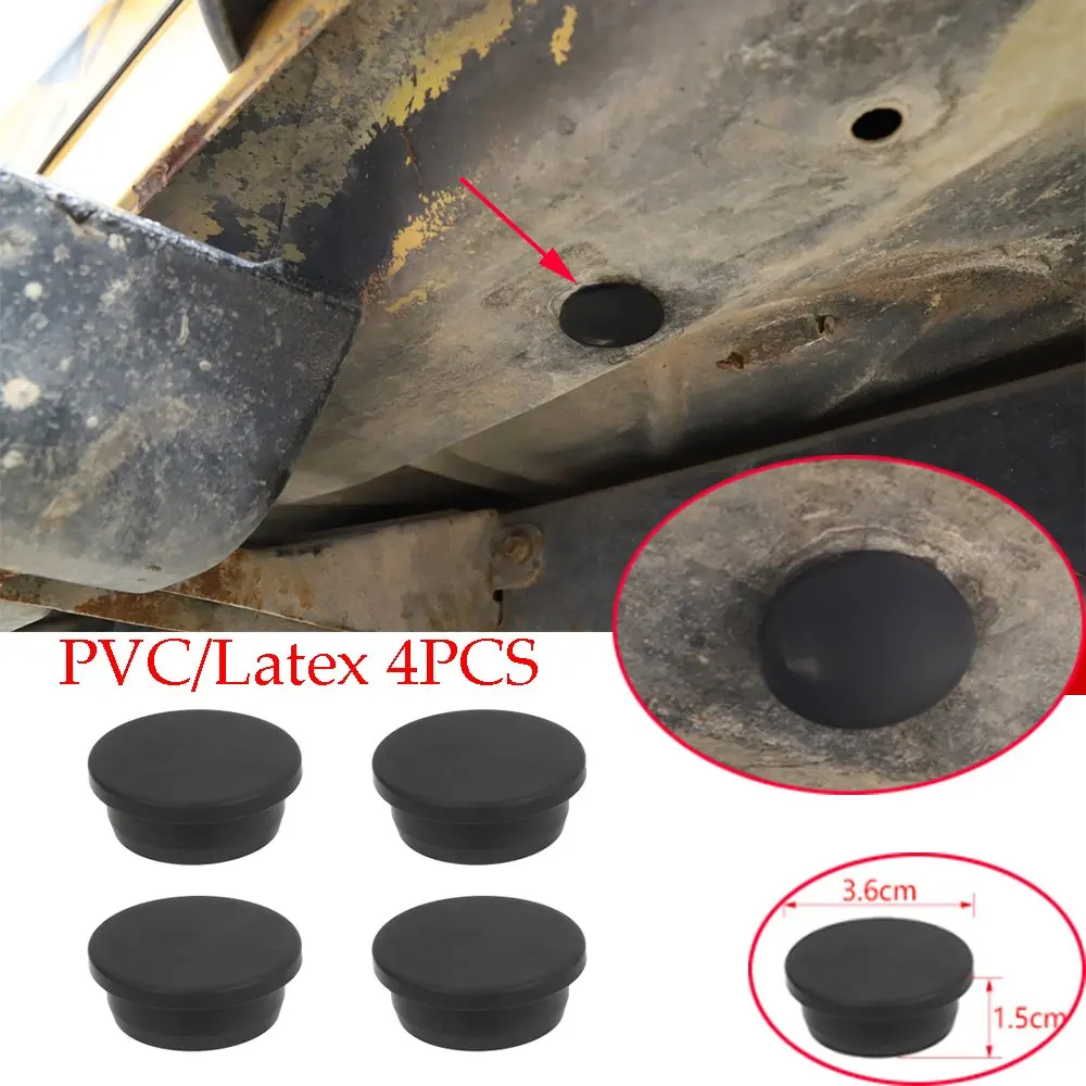 

Black ABS Chassis Waterproof Rubber Stopper Plugs Forfor Jeep Wrangler TJ 1997-2006