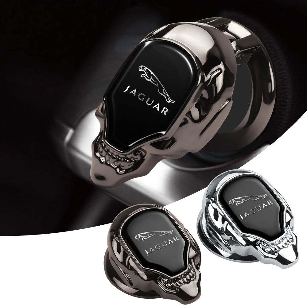 Metal Car Engine Start Stop Button Protective Cover Stickers Decorative Accessories For Jaguar XEL XFL E-PACE F-PACE I-PACE XJ | Автомобили