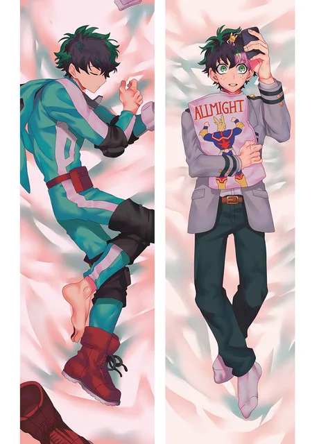 

Boys Men Anime Boku No My Hero Academia Midoriya Izuku Cosplay Pillow Case Dakimakura Hugging Body Decorative Pillow Cover