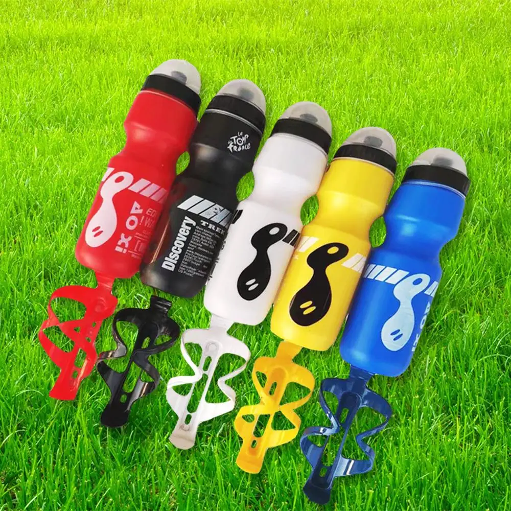 

750ml Bicycle Waterbottle Mountain Road Bike Water Bottle Outdoor Cycling Kettle Portable with Bottle Holder Bike Accessory Drop