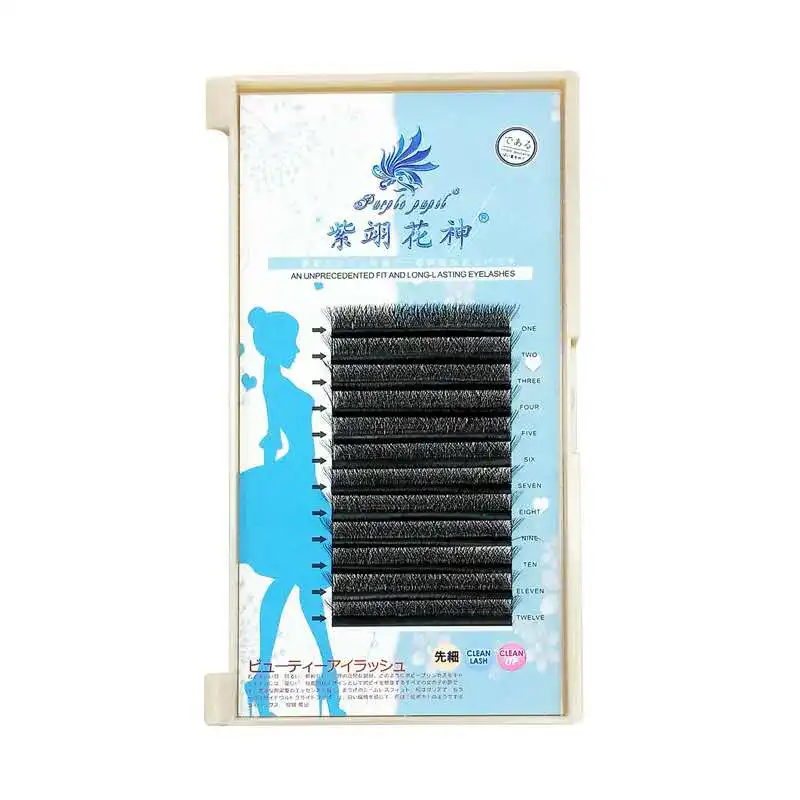 

Four Leaf Clover YY Premade Volume Fans Eyelash Extensions Make Up W Salon Individual Wholesale Price OEM Card Logo