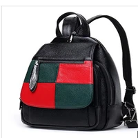 black color luxury and good quality womenladies backpack high qulaity pure leather shoulder bags student bag black backpack