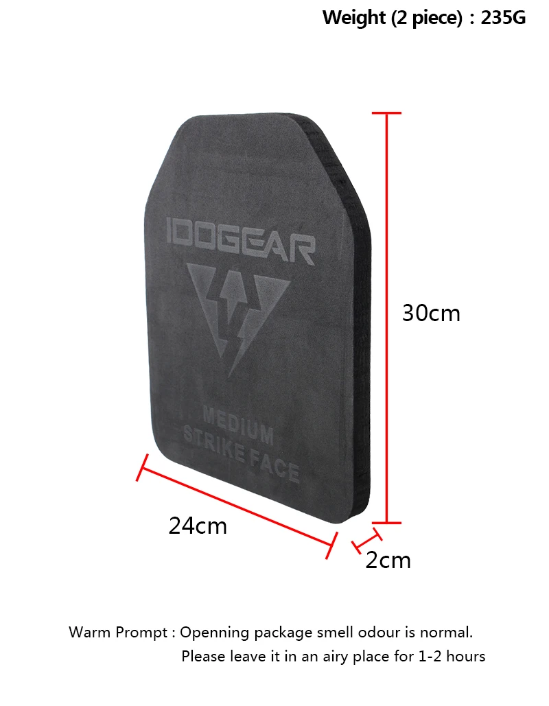 IDOGEAR баллистическая фиктивная пластина набор 9 ''x 12'' аксессуары для переноски панели набор для AVS JPC тактический охотничий жилет бронежилет черный