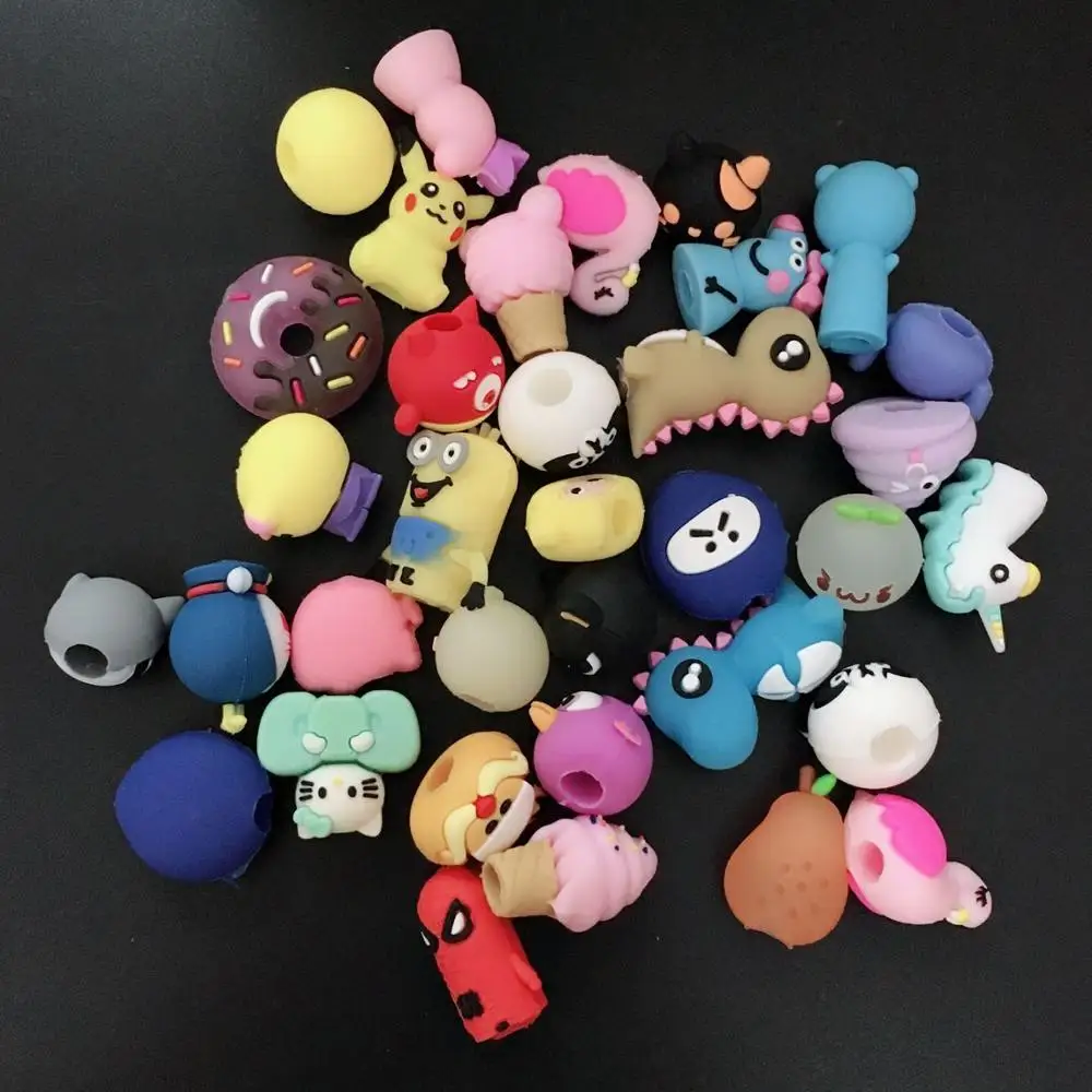 20 шт./лот 2-3 см радужные фигурки единорога мини-игрушки милые Мультяшные