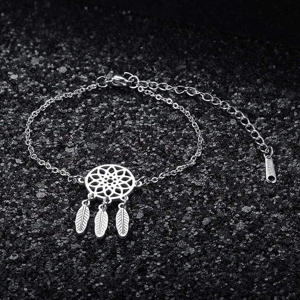 

New Trendy Dreamcatcher Bracelets For Women Gifts Dream catcher Charms Simple Bracelet armband