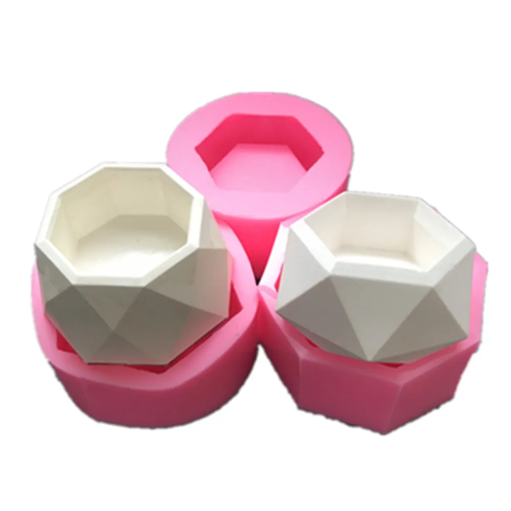 Силиконовая форма для изготовления суккулентных растений 3D цветочный горшок