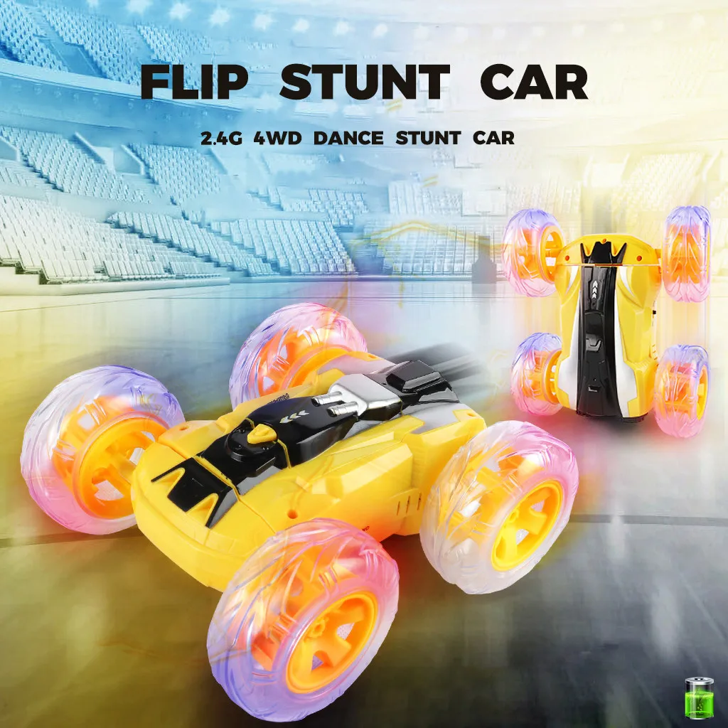 Радиоуправляемые автомобили с вращением на 360 градусов модель каскадера