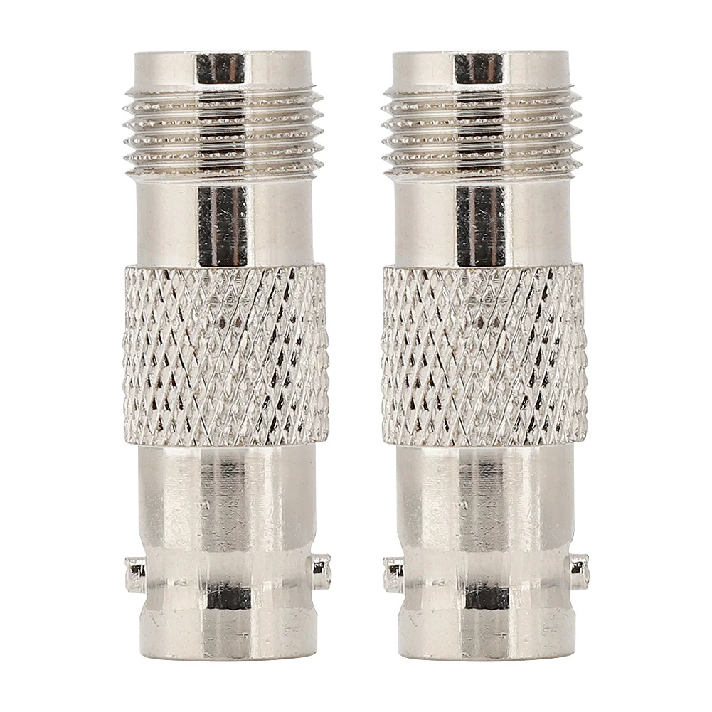 

2PCS Nickel-Plated Brass TNC/BNC to KK Adapter Head Converter for WiFi Antenna Broadcast