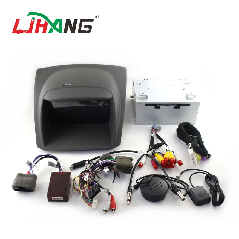 LJHANG автомобильный мультимедийный плеер Android 10 для Ford Fiesta 2008- wifi 2 Din автомобильный DVD радио плеер gps Навигация стерео ips авто