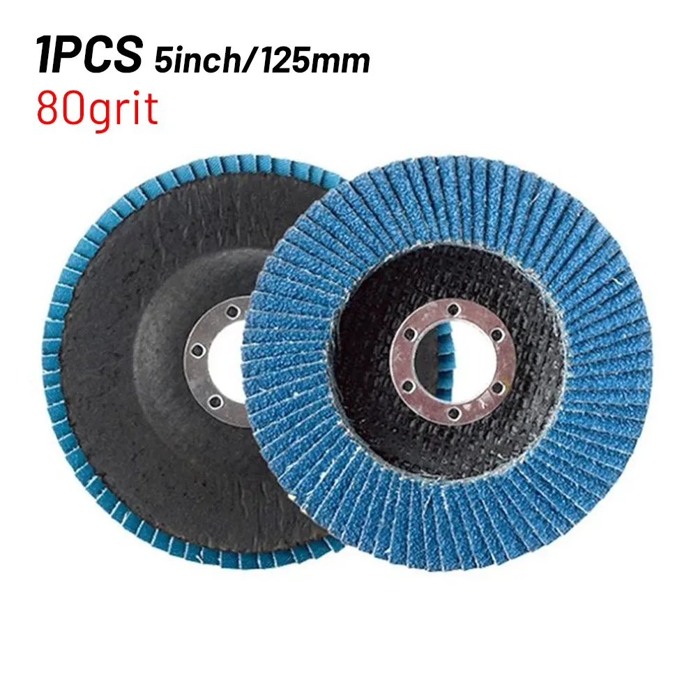 

5inch 125mm Metal Sanding Flap Discs Angle Grinder Wheels Blade 40/ 60/80/120grit For Wood Metal And Plastic Abrasive Tool