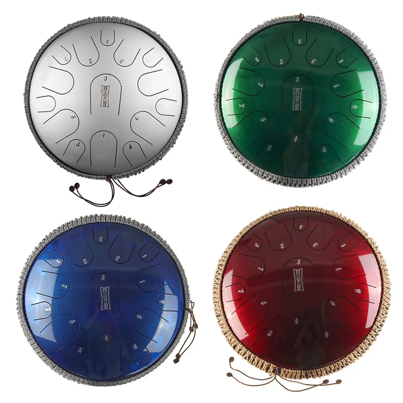 Жемчужная краска 13 дюймов 15 Note стальной барабан для язычка D маленький ручной