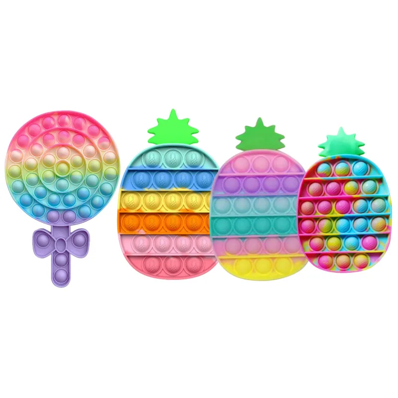 

Push Pops System Its Bubble Hot Air Balloon Car Color Fidget Toys Autism Special Needs Sensory Anti-stress Relief Toy Kids Toys