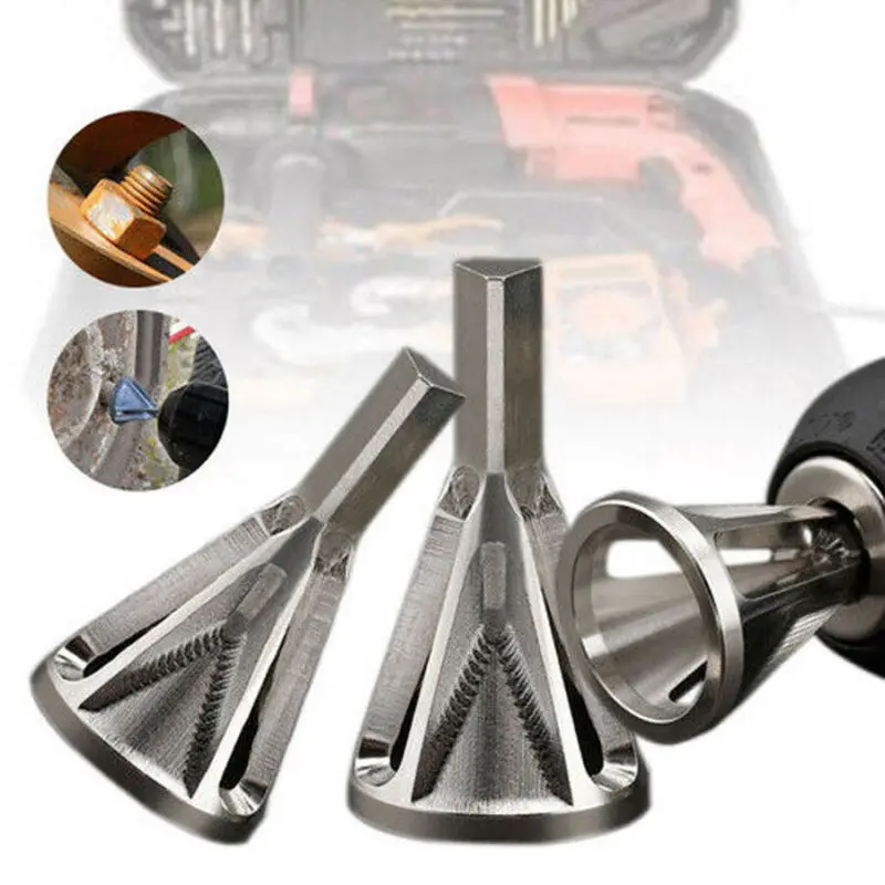 

Stainless Steel Deburring External Chamfer Tool Bit Remove Burr Repair Silver