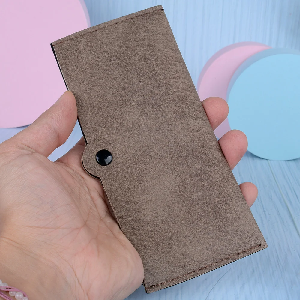 

Waterproof Leather Eye Glasses Bag Case Simple Soft Solid Reading Glasses Storage Bags Pouch Eyewear Storage Organizer