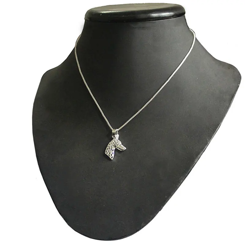 Doberman профиль кулон собачья порода покрытые животными ожерелья Шарм для